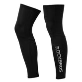 ROCKBROS Ice Silk Cycling Leg Sleeves | Breathable Anti-UV Sun Protection Leg Warmers | High Elasticity Sports Leg Covers for Cycling & Biking | Lightweight Summer Outdoor Leg Protection Gear