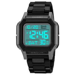 SKMEI 2264 Digital Sports Watch for Men | Backlight Stopwatch & Countdown Timer Wristwatch | 5Bar Waterproof Electronic Watch with Alarm | Casual Outdoor Sports Watch for Men