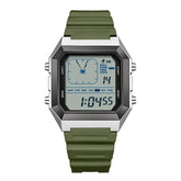 SANDA 6307 Digital Sports Watch for Men | Multifunction Chronograph Electronic Watch with Luminous Display & Calendar | Waterproof Outdoor Wristwatch | Fashion Casual Sports Watch