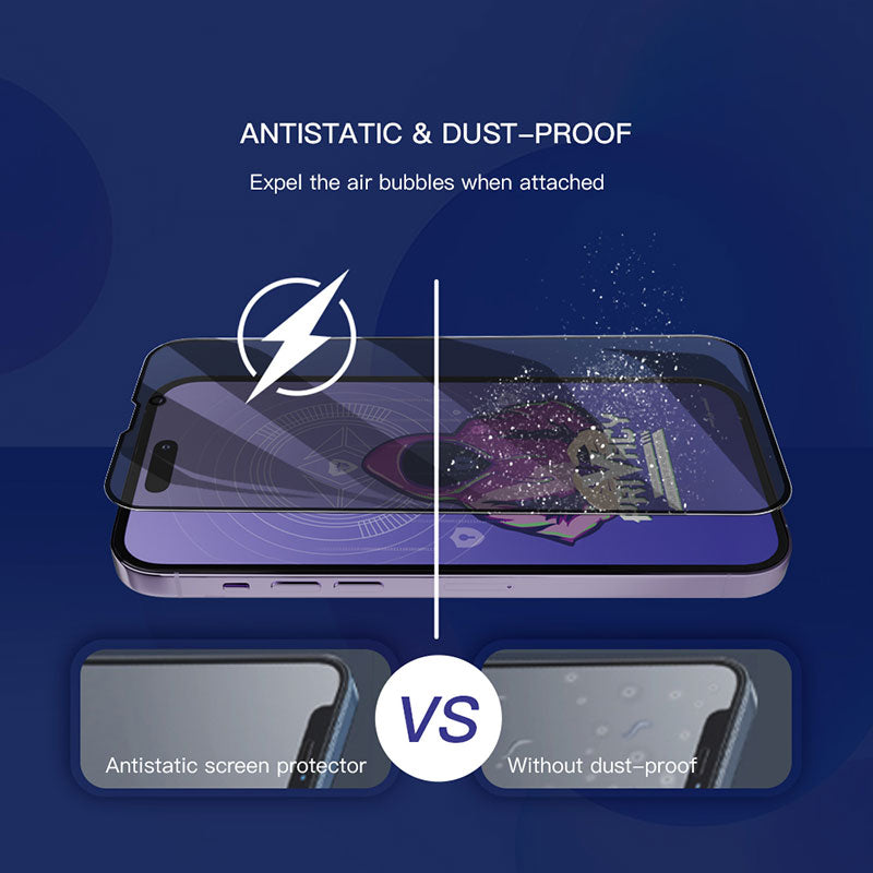 Mietubl Privacy Screen Protector 9H Tempered Glass for iPhones