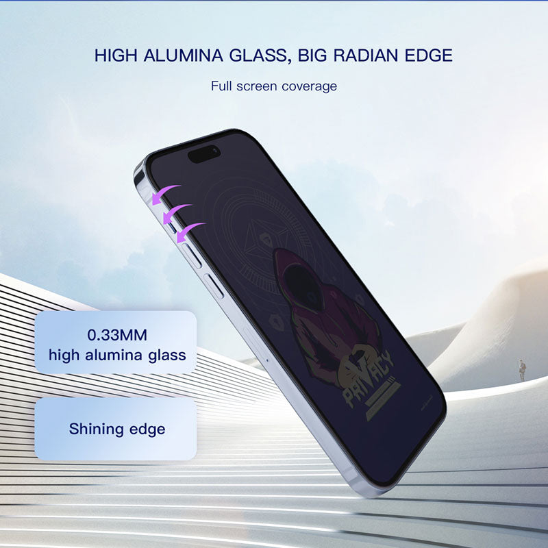Mietubl Privacy Screen Protector 9H Tempered Glass for iPhones