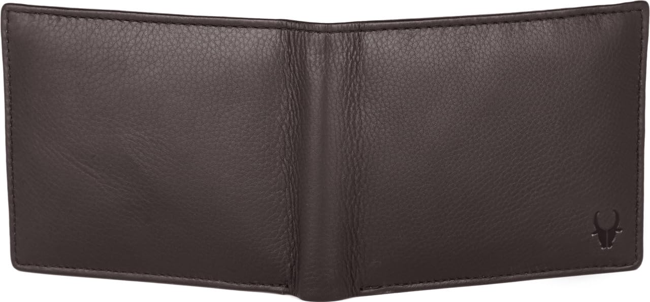 WildHorn Wallet for Men Leather Original, Mens Wallet, Leather Wallets for Men Stylish, Bi-Fold Wallets for Man, 9 Card Slots, Secret Card Slots, Coin Pocket, Gift for Mens (Brown)