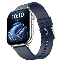 Noise Pulse 4 Max Smart Watch with AI Create, Unlimited Watch Faces, AI Search, 1.96" AMOLED Display, Functional Crown, Premium Metallic Finish, Health Suite (Space Blue)
