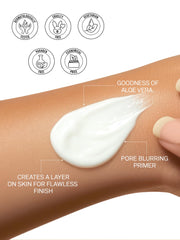 FLiCKA Silk Touch 3 in 1 Moisturizer and Primer for Face | Hydrating, Lightweight, Long-Lasting | Pore Minimizer | Dermatologically Tested | All Skin Types | Makeup Base | 60g | Cruelty-Free (Pack of 1)