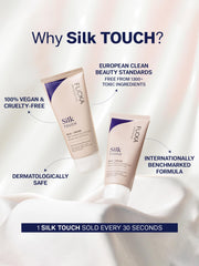FLiCKA Silk Touch 3 in 1 Moisturizer and Primer for Face | Hydrating, Lightweight, Long-Lasting | Pore Minimizer | Dermatologically Tested | All Skin Types | Makeup Base | 60g | Cruelty-Free (Pack of 1)