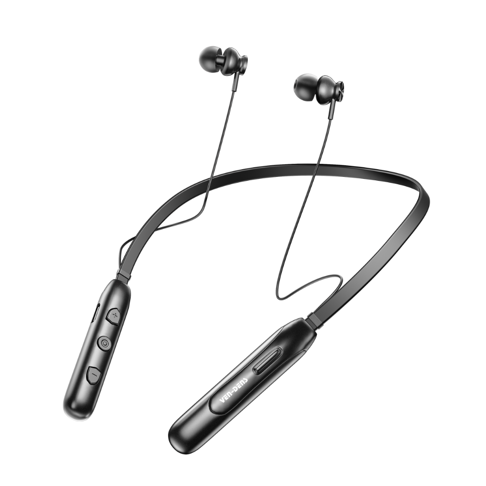 Ven-Dens Wireless Neckband Earbuds | Sports Bluetooth Earphones with Stereo Sound | VD-BT060 Neck Band