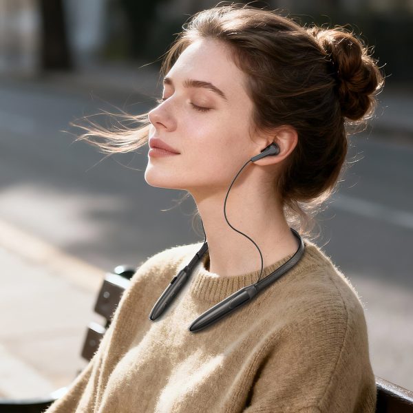 Ven-Dens VD-BT059 Bluetooth Neckband Earbuds | Bluetooth 5.3 Long Battery Life Wireless Earbuds Sport Bluetooth Earphones with Stereo Sound