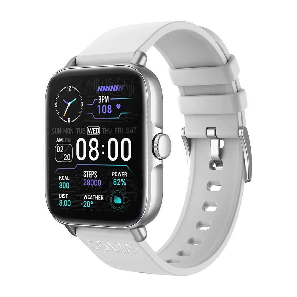 COLMI P28 Plus Bluetooth Smartwatch | Call Answering Men’s & Women’s Smart Watch | IP67 Waterproof Fitness Watch | Large GTS3 Style Dial Smartwatch for Android & iOS