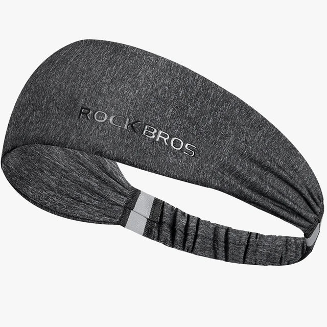 ROCKBROS Sports Sweatband for Men and Women | Breathable Yoga Hair Bands & Gym Headscarf | Non-Slip Running Fitness Headwrap | Moisture-Wicking Elastic Head Sweat Bands