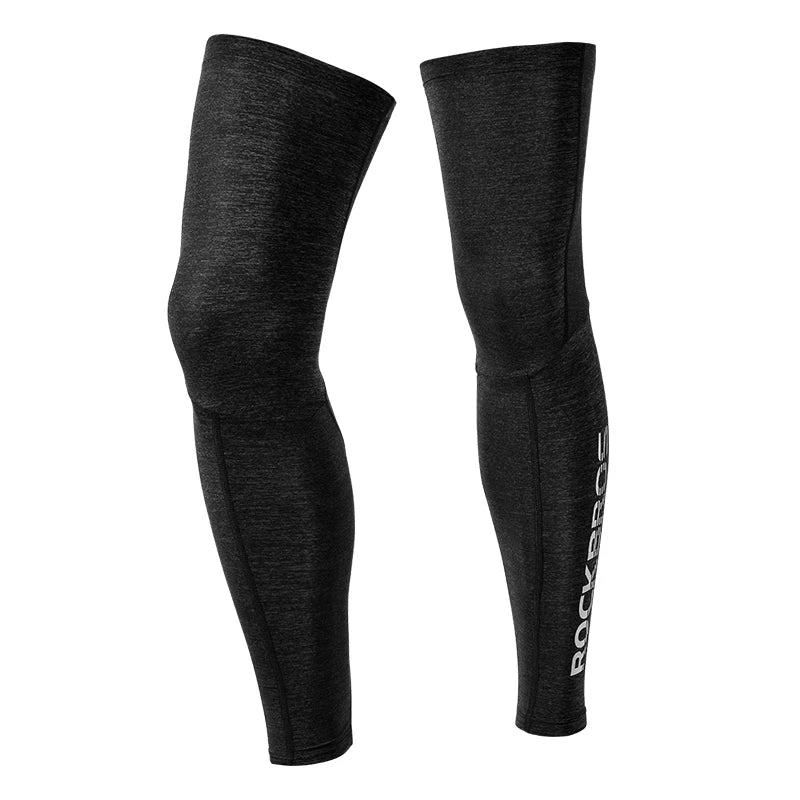 ROCKBROS Ice Silk Cycling Leg Sleeves | Breathable Anti-UV Sun Protection Leg Warmers | High Elasticity Sports Leg Covers for Cycling & Biking | Lightweight Summer Outdoor Leg Protection Gear