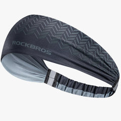 ROCKBROS Sports Sweatband for Men and Women | Breathable Yoga Hair Bands & Gym Headscarf | Non-Slip Running Fitness Headwrap | Moisture-Wicking Elastic Head Sweat Bands