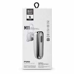 M11 Mini Wireless Bluetooth 5.3 Earbud | In-Ear Hi-Fi Stereo Sports Earpiece with Deep Bass, Built-in Mic & Ergonomic Fit for Driving, Work, and Workouts