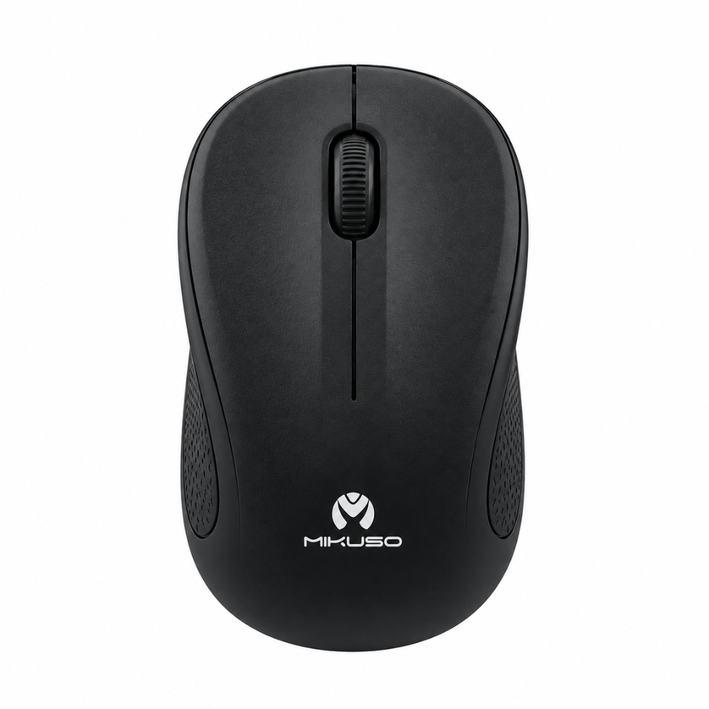 MIKUSO MOS-W018 2.4G Wireless Optical Mouse | 600 DPI High-Precision Computer Mouse with 10M Range, Ergonomic Grip for Laptop, PC, Mac, Desktop, and Office Use