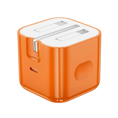 40W Dynamic Power Adapter with 60W Max Output, USB-C Fast Charger, Foldable Plug, Compact Travel Charging Adapter