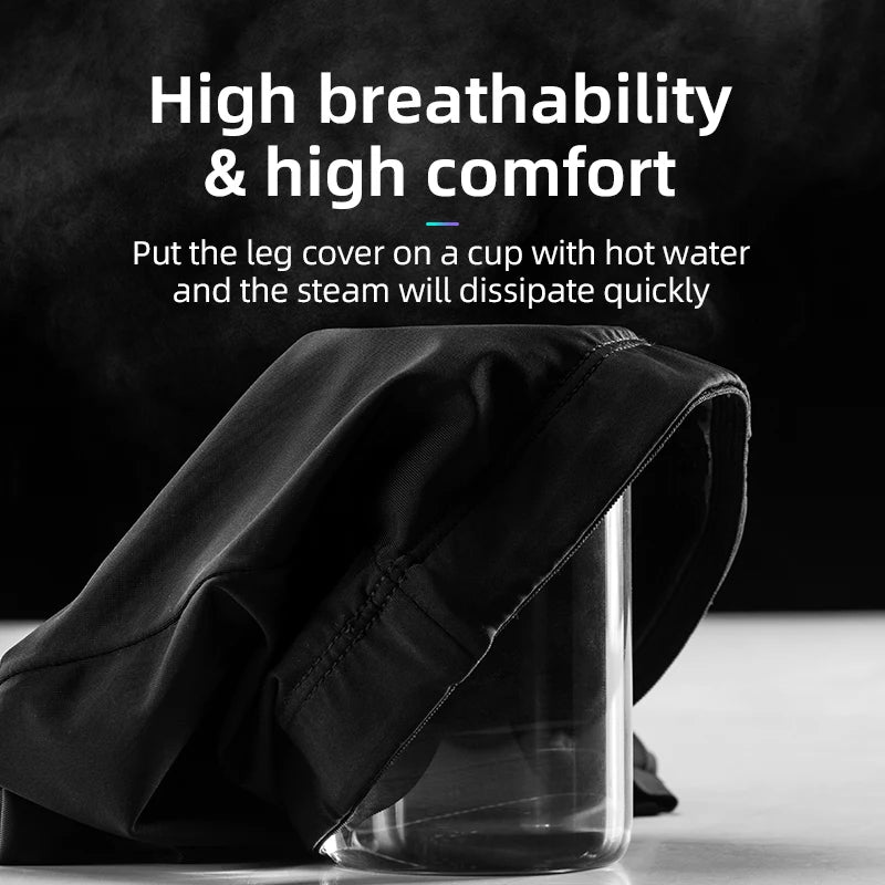 ROCKBROS Ice Silk Cycling Leg Sleeves | Breathable Anti-UV Sun Protection Leg Warmers | High Elasticity Sports Leg Covers for Cycling & Biking | Lightweight Summer Outdoor Leg Protection Gear