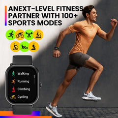 Zeblaze GTS 3 Pro Smart Watch | Voice Calling Bluetooth Smartwatch with Ultra-Large HD AMOLED Display | Advanced Health & Fitness Tracking Smartwatch for Men & Women | Stylish Fitness Watch