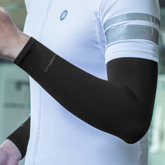 ROCKBROS Ice Silk Cycling Arm Sleeves | Breathable Summer UV Protection Arm Cover Sleeves | Lightweight Sun Protection Sports Sleeves for MTB Road Bike Cycling
