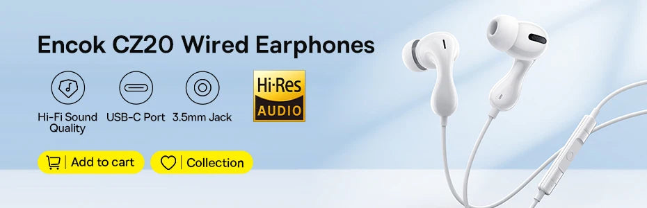 Baseus H19 Wired Earphones | 6D Stereo Bass In-Ear Headphones with Microphone | 3.5mm Jack Earbuds for Xiaomi Samsung Android Smartphones | Clear Sound Music & Calling Headset