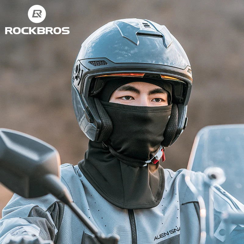 ROCKBROS Ice Silk Cycling Face Mask | Breathable Summer Sun Protection Motorcycle Mask | Cooling Full Face Cover for Bicycle & Outdoor Sports | Lightweight UV Protection Bike Scarf