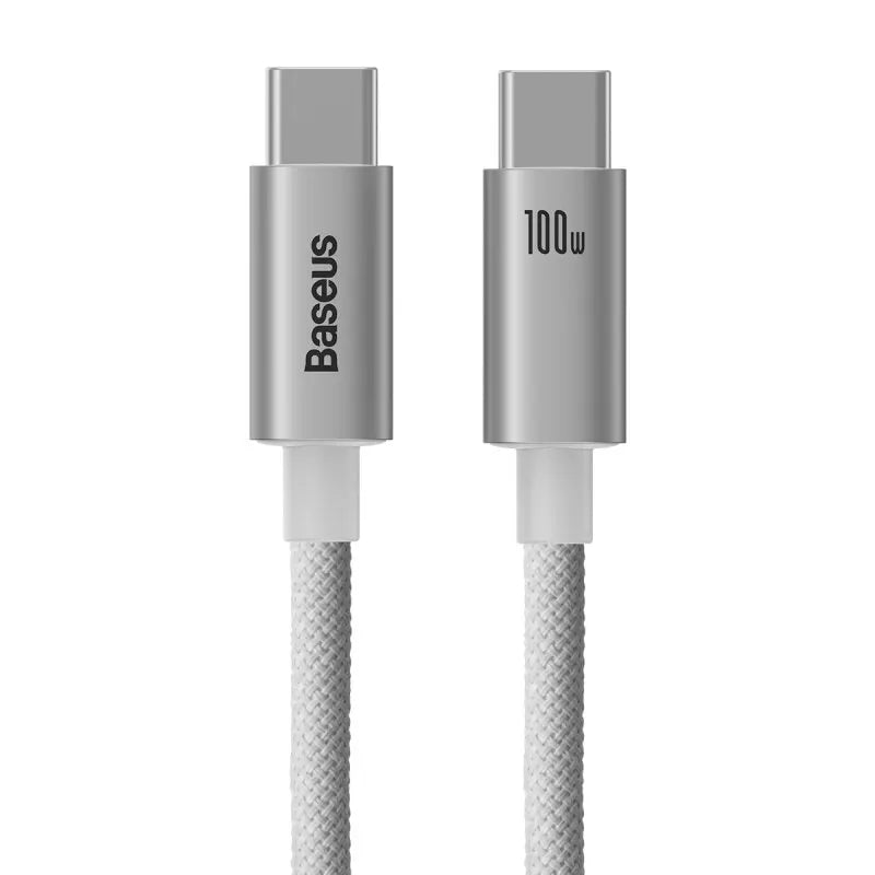 Baseus 100W USB C to USB C Cable | 100W PD Fast Charging Type C to Type C Cable | High-Speed Charging & Data Transfer Cable for iPhone MacBook Xiaomi Samsung | Durable Universal USB C Charging Cable