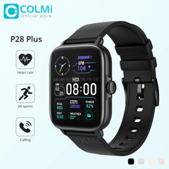 COLMI P28 Plus Bluetooth Smartwatch | Call Answering Men’s & Women’s Smart Watch | IP67 Waterproof Fitness Watch | Large GTS3 Style Dial Smartwatch for Android & iOS